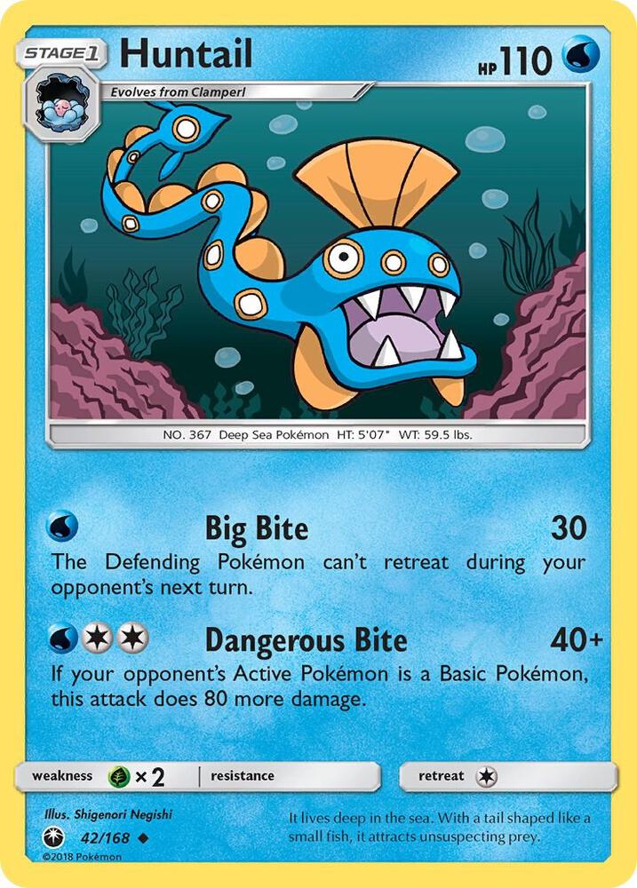 Huntail 42/168 (SM - Celestial Storm)  | Good Games Adelaide SA
