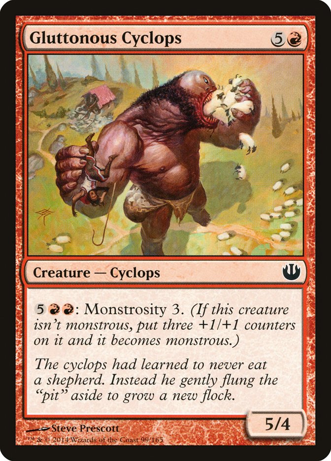 Gluttonous Cyclops 99 (Journey Into Nyx)  - Foil | Good Games Adelaide SA