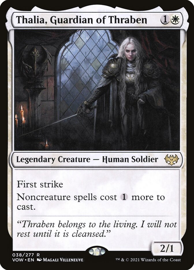 Thalia, Guardian of Thraben 38 (Innistrad: Crimson Vow)  - Foil | Good Games Adelaide SA