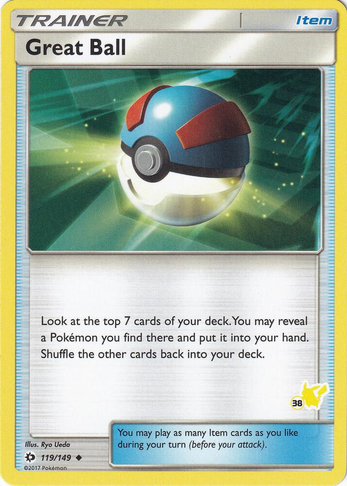 Great Ball 119 149 38 Pikachu Stamped 119/149 (Battle Academy)  | Good Games Adelaide SA