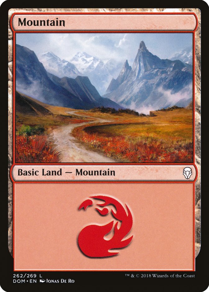 Mountain (262) [Dominaria] | Good Games Adelaide SA
