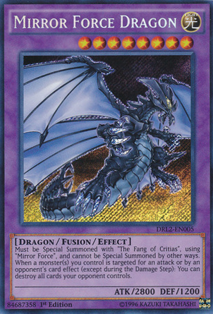Mirror Force Dragon [DRL2-EN005] Secret Rare | Good Games Adelaide SA