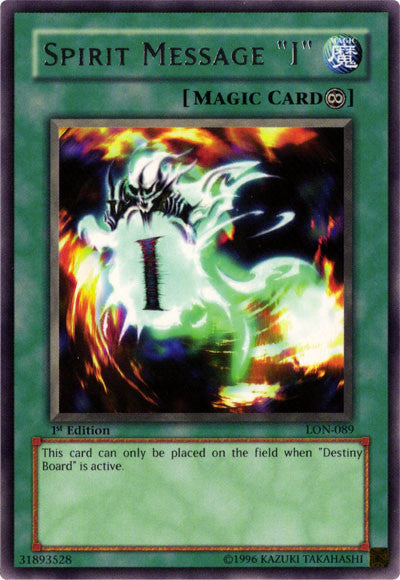 Spirit Message "I" [LON-089] Rare | Good Games Adelaide SA