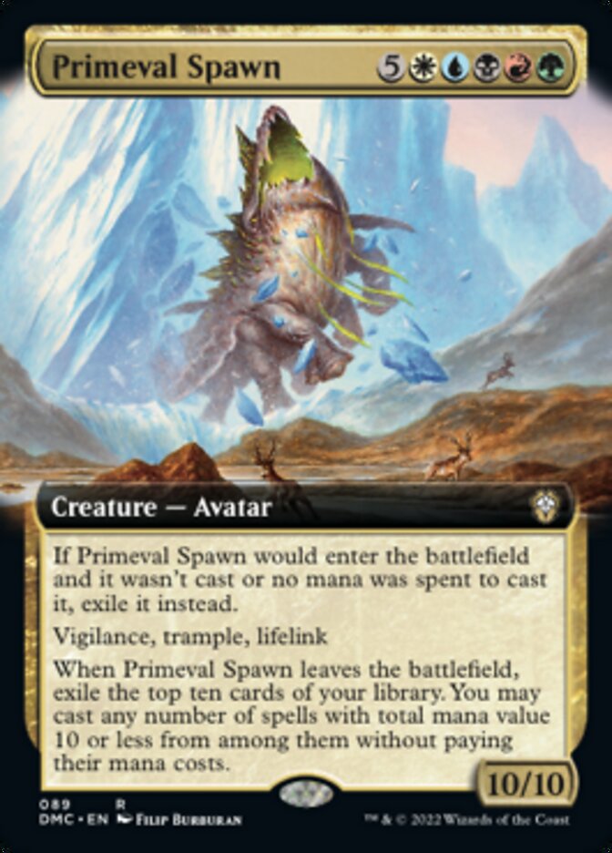 Primeval Spawn (Extended Art) [Dominaria United Commander] | Good Games Adelaide SA