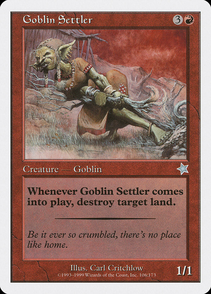 Goblin Settler [Starter 1999] | Good Games Adelaide SA