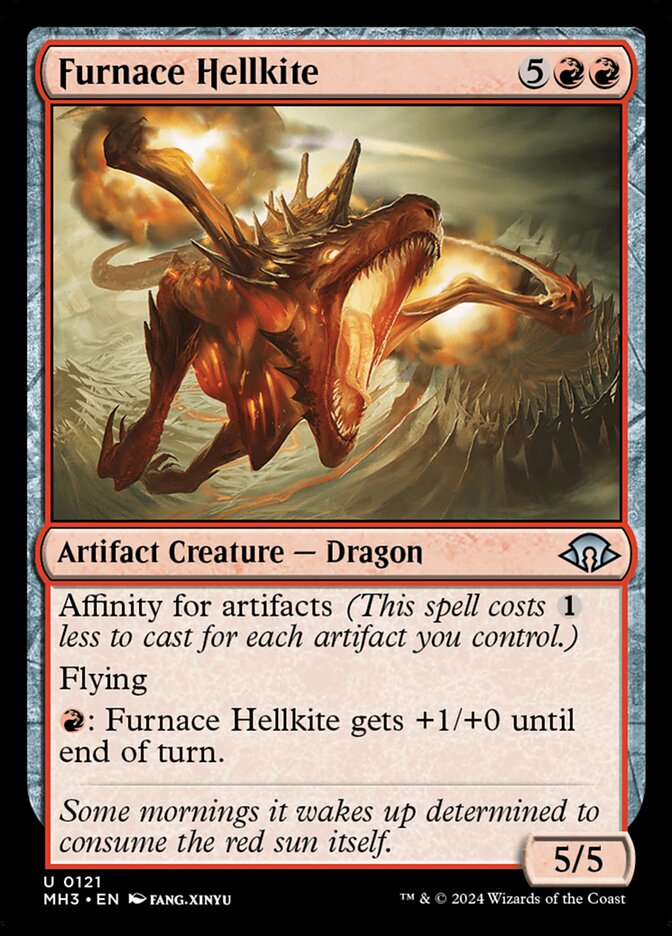 Furnace Hellkite 121 (Modern Horizons 3)  - Foil | Good Games Adelaide SA