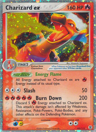 Charizard ex (105/112) [EX: FireRed & LeafGreen] | Good Games Adelaide SA