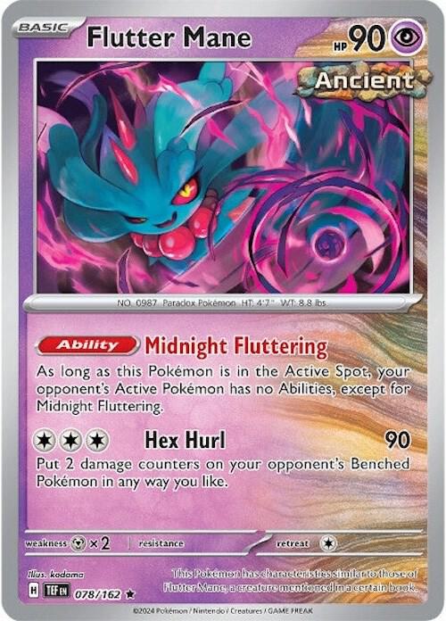 Flutter Mane 078/162 (SV05: Temporal Forces)  - Holofoil | Good Games Adelaide SA