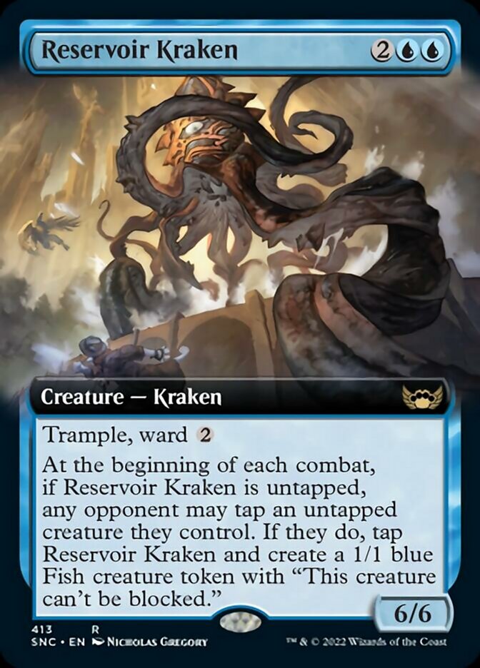 Reservoir Kraken (Extended Art) [Streets of New Capenna] | Good Games Adelaide SA