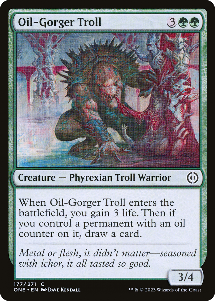 Oil-Gorger Troll [Phyrexia: All Will Be One] | Good Games Adelaide SA