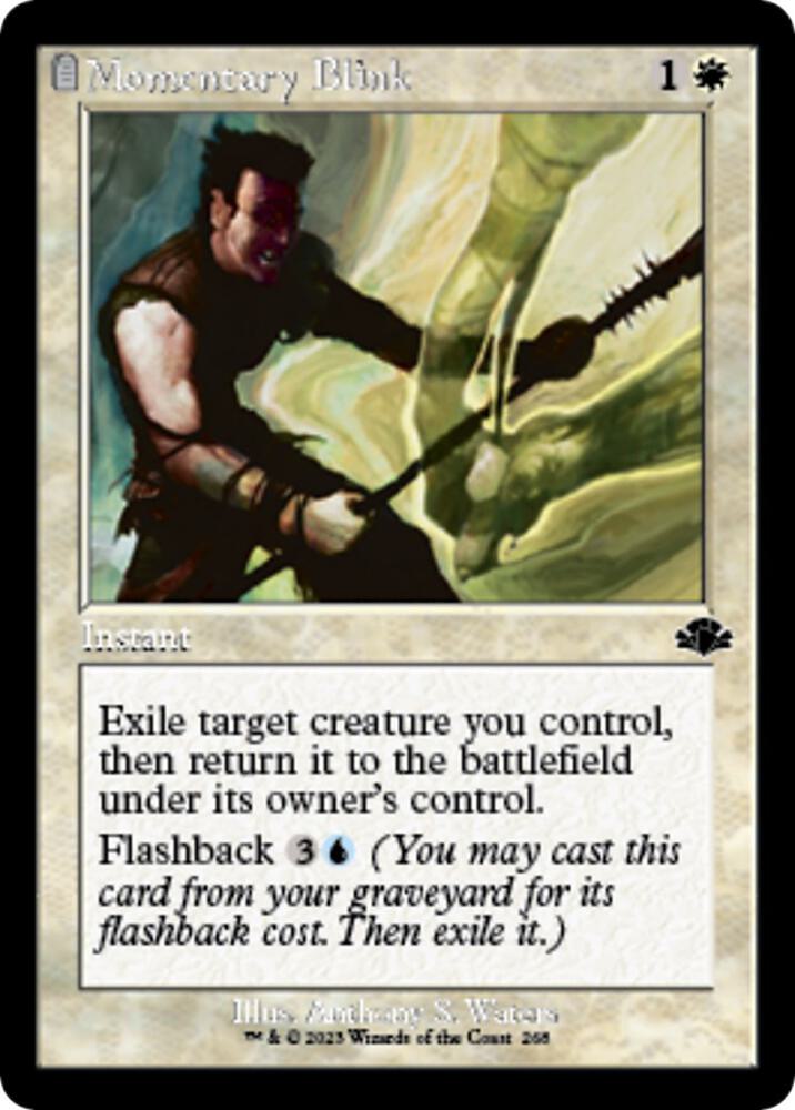 Momentary Blink Retro Frame 268 (Dominaria Remastered)  | Good Games Adelaide SA