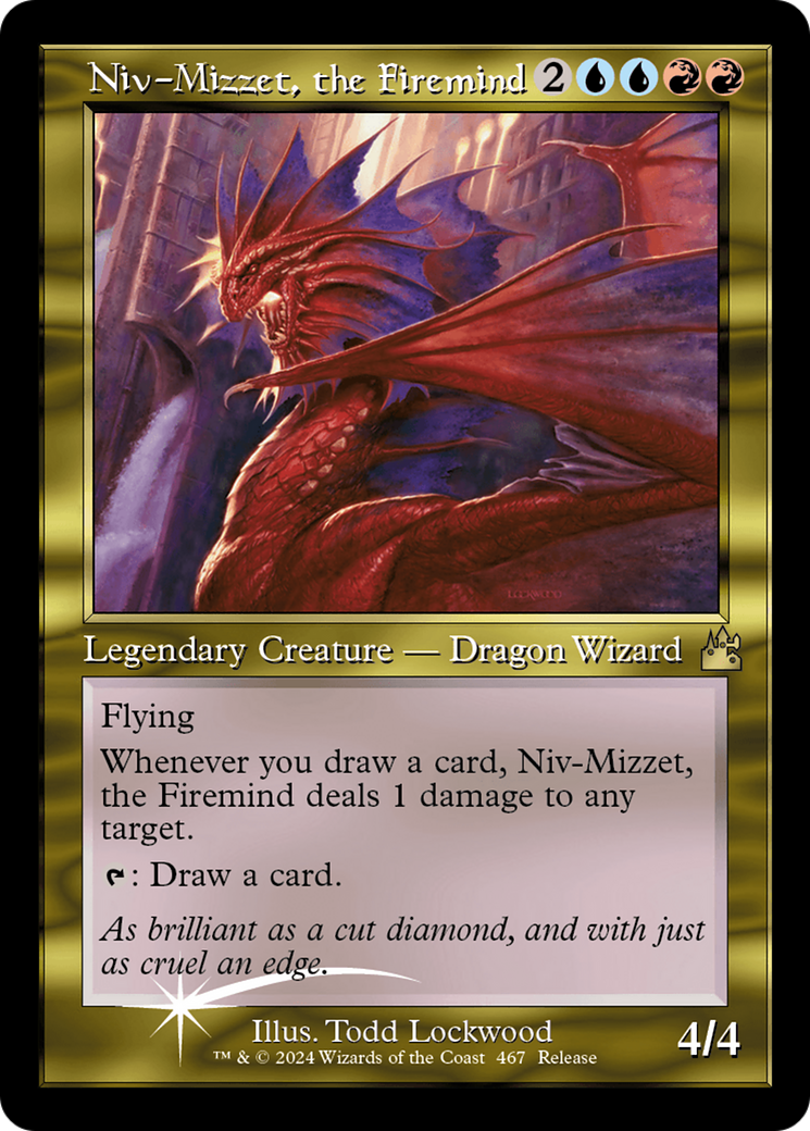 Niv-Mizzet, the Firemind (Retro Frame) [Ravnica Remastered] | Good Games Adelaide SA