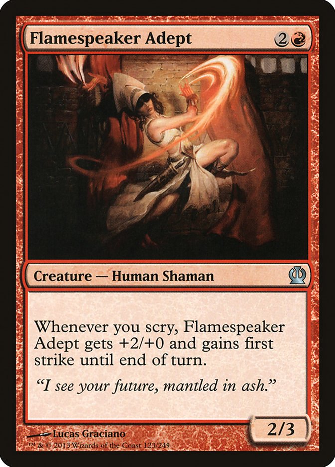 Flamespeaker Adept 123 (Theros)  | Good Games Adelaide SA