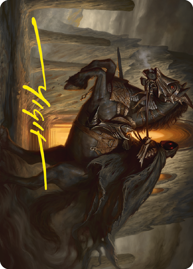 Nazgul Art Card (Gold-Stamped Signature) [The Lord of the Rings: Tales of Middle-earth Art Series] | Good Games Adelaide SA