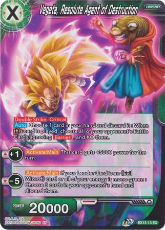 Vegeta, Resolute Agent of Destruction [EX13-13] | Good Games Adelaide SA