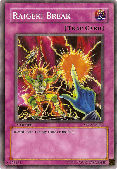 Raigeki Break [5DS2-EN036] Common | Good Games Adelaide SA