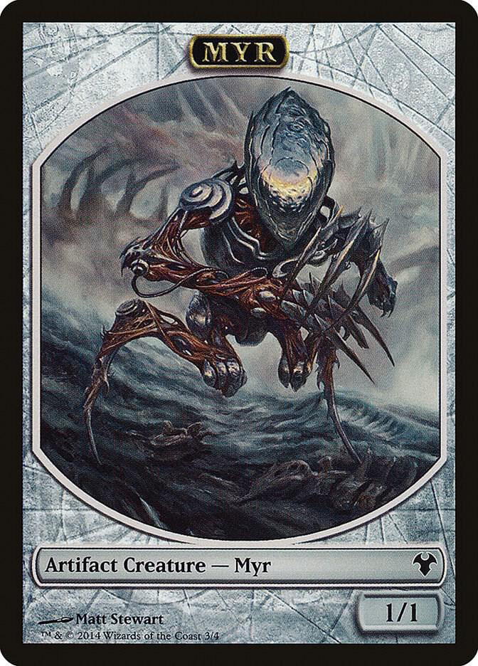 Myr Spirit Double Sided Token 3 // 2 (Magic Modern Event Deck)  | Good Games Adelaide SA