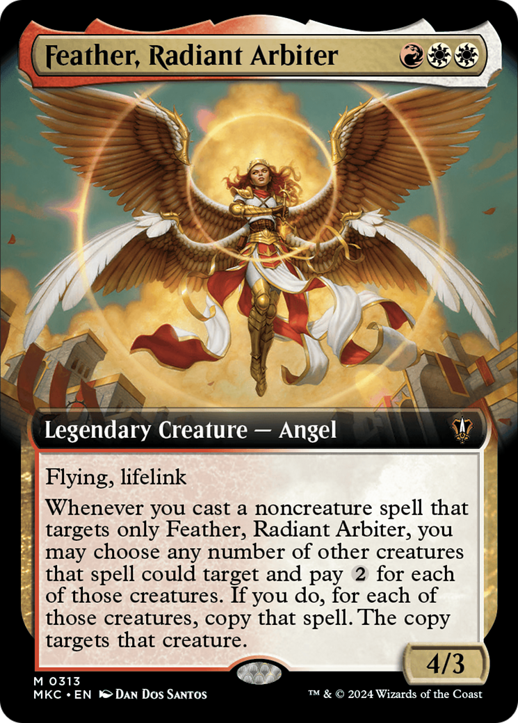 Feather, Radiant Arbiter (Extended Art) [Murders at Karlov Manor Commander] | Good Games Adelaide SA