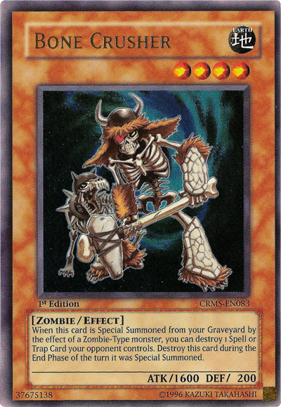 Bone Crusher [CRMS-EN083] Ultra Rare | Good Games Adelaide SA