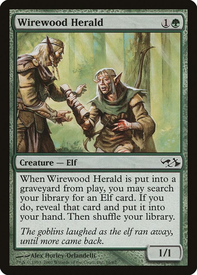 Wirewood Herald 16 (Duel Decks: Elves vs. Goblins)  | Good Games Adelaide SA