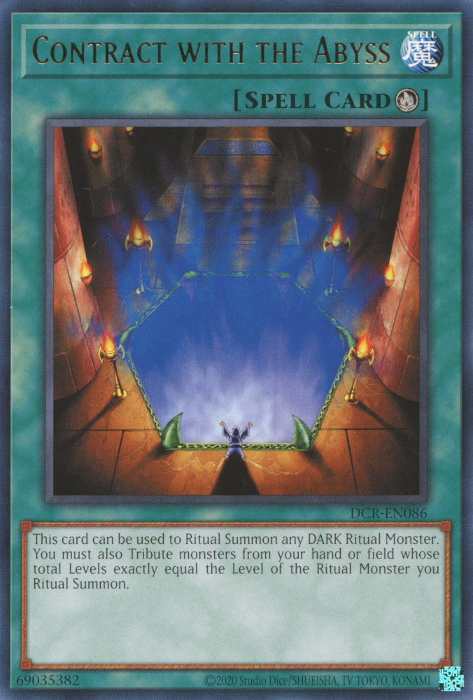 Contract with the Abyss [DCR-EN086] Rare | Good Games Adelaide SA