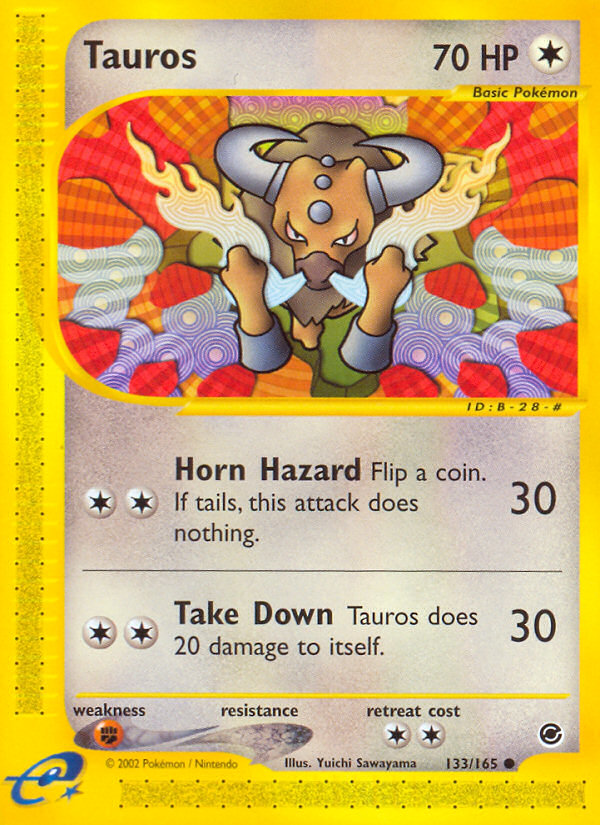 Tauros (133/165) [Expedition: Base Set] | Good Games Adelaide SA