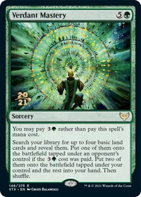 Verdant Mastery 146 (Prerelease Cards)  - Foil | Good Games Adelaide SA