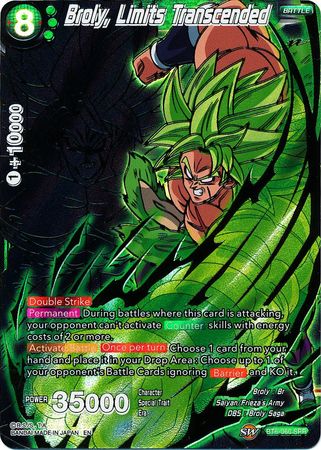 Broly, Limits Transcended (SPR) [BT6-060_SPR] | Good Games Adelaide SA