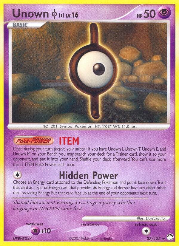 Unown I 37/123 (Mysterious Treasures)  | Good Games Adelaide SA