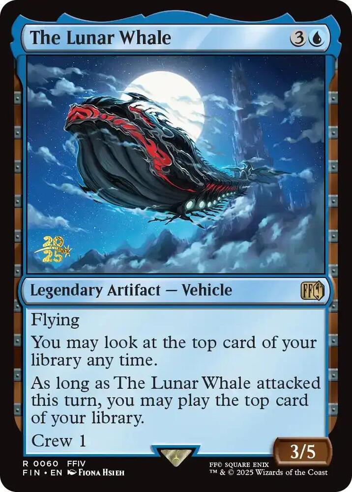 The Lunar Whale 60 (Prerelease Cards)  - Foil | Good Games Adelaide SA