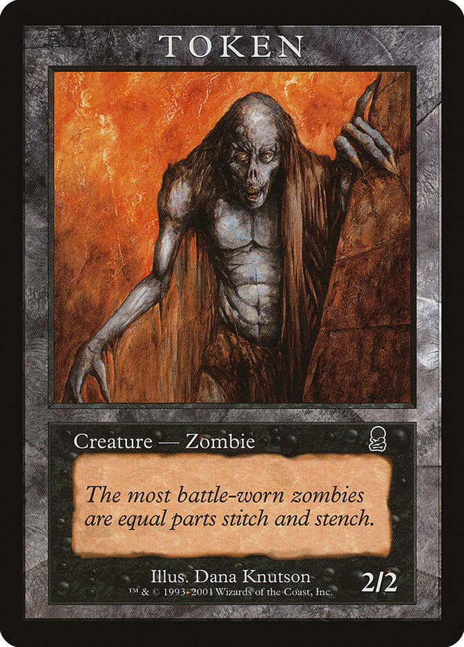 Zombie Token (Odyssey) [Magic Player Rewards 2002] | Good Games Adelaide SA