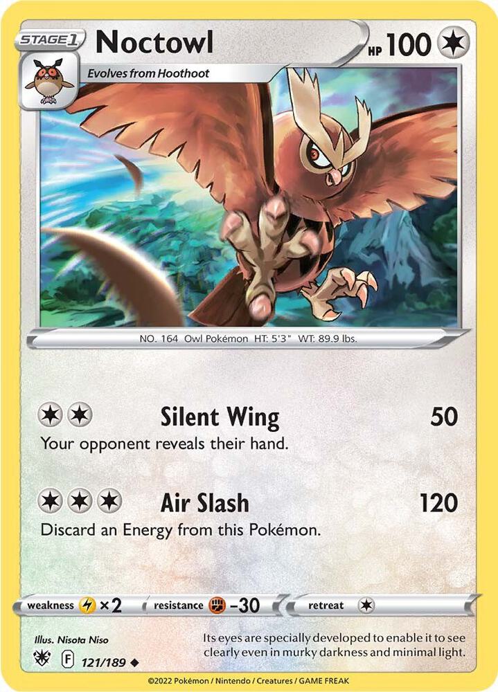Noctowl 121/189 (SWSH10: Astral Radiance)  | Good Games Adelaide SA