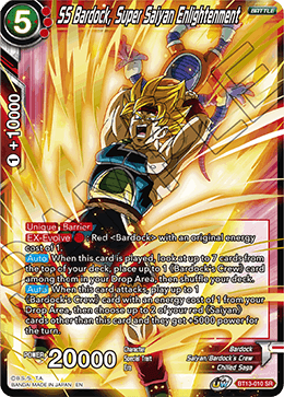 SS Bardock, Super Saiyan Enlightenment (Super Rare) [BT13-010] | Good Games Adelaide SA