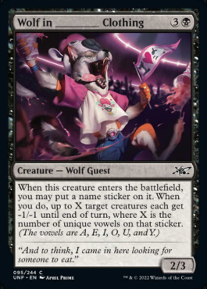 Wolf in _____ Clothing [Unfinity] | Good Games Adelaide SA