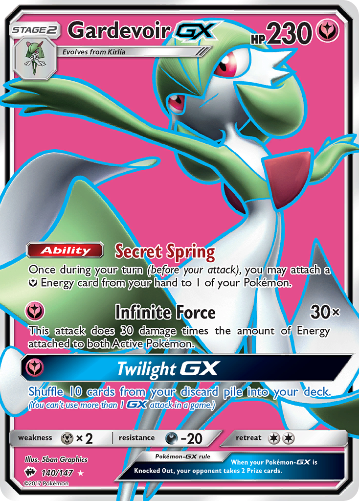 Gardevoir GX (140/147) [Sun & Moon: Burning Shadows] | Good Games Adelaide SA