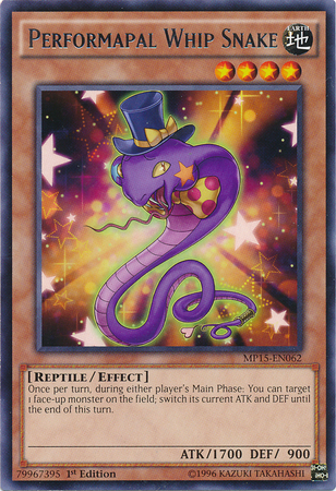 Performapal Whip Snake [MP15-EN062] Rare | Good Games Adelaide SA