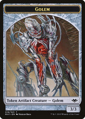 Shapeshifter (001) // Golem (018) Double-sided Token [Modern Horizons Tokens] | Good Games Adelaide SA
