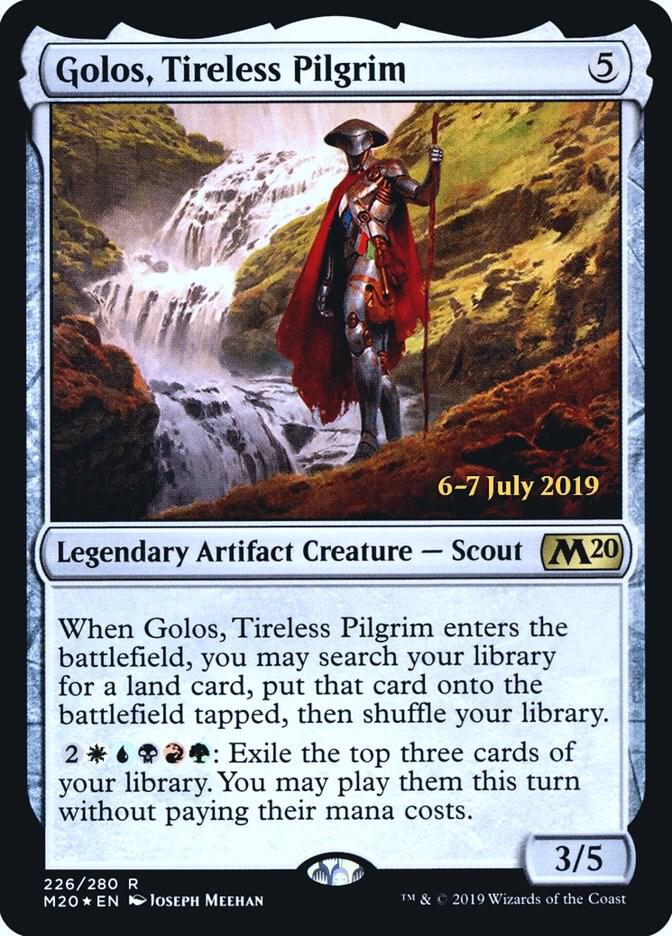 Golos Tireless Pilgrim 226 (Prerelease Cards)  - Foil | Good Games Adelaide SA