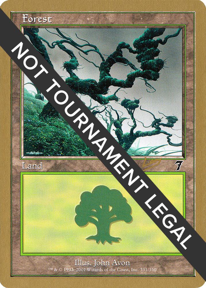 Forest 331 2002 Raphael Levy 7ED  (World Championship Decks)  | Good Games Adelaide SA