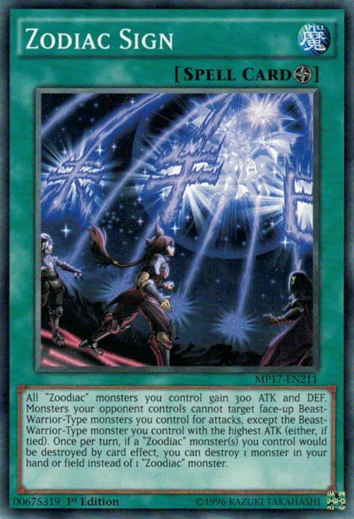 Zodiac Sign [MP17-EN211] Common | Good Games Adelaide SA