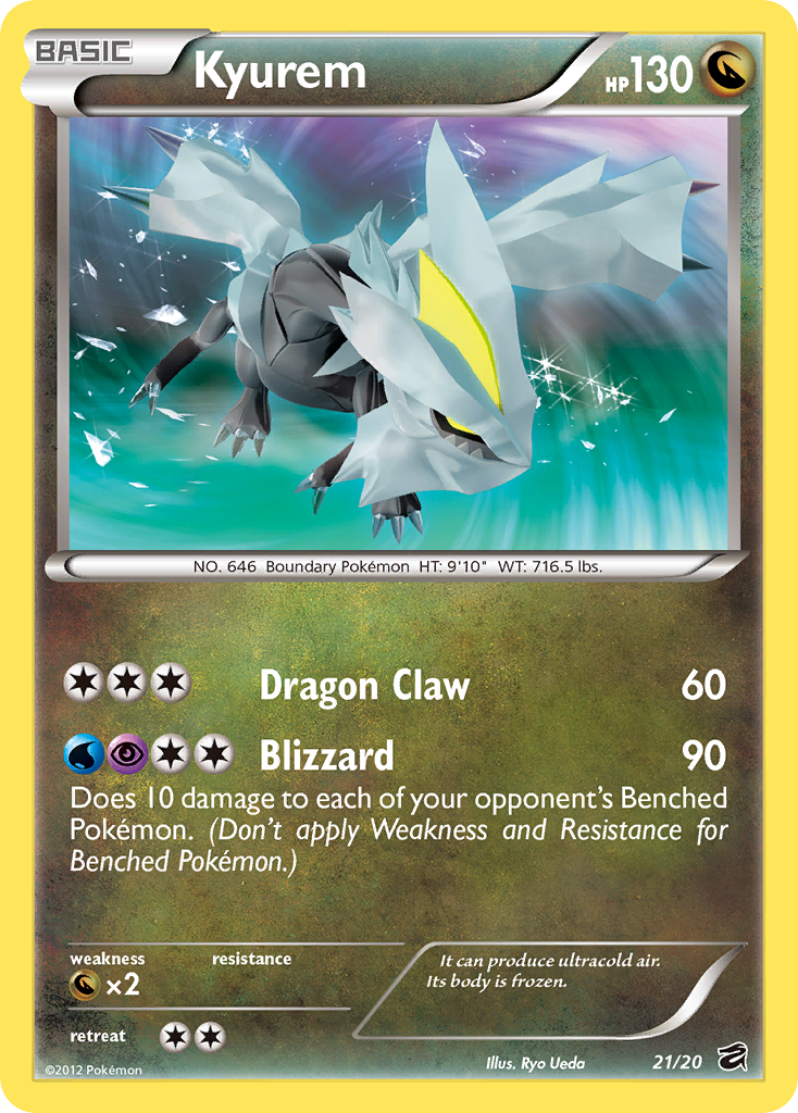 Kyurem (21/20) [Black & White: Dragon Vault] | Good Games Adelaide SA