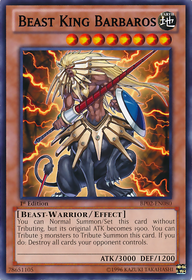 Beast King Barbaros [BP02-EN080] Mosaic Rare | Good Games Adelaide SA