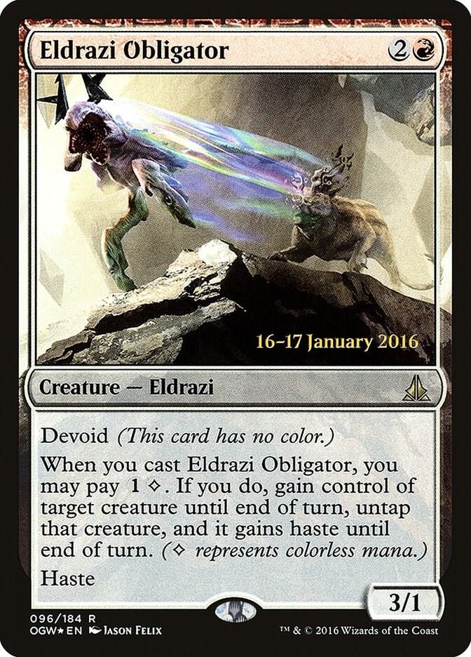 Eldrazi Obligator 96 (Prerelease Cards)  - Foil | Good Games Adelaide SA