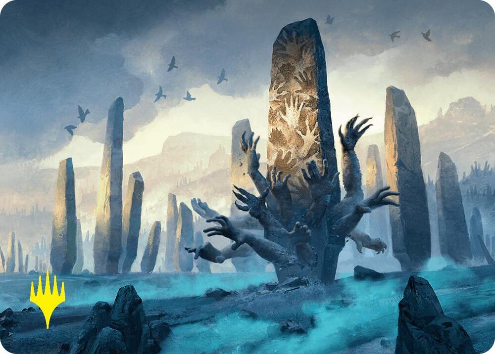 Soulstone Sanctuary Art Card 19 54 Gold Stamped Signature 19 (Art Series: Foundations)  | Good Games Adelaide SA