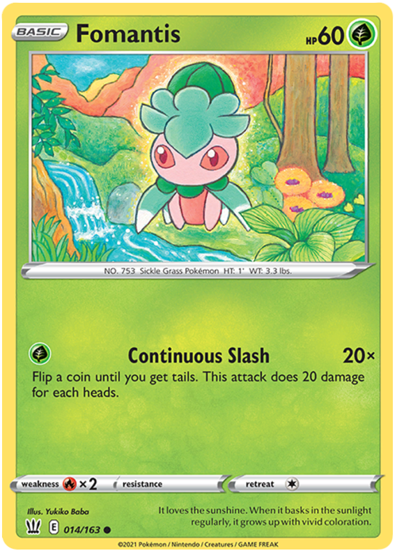 Fomantis (014/163) [Sword & Shield: Battle Styles] | Good Games Adelaide SA