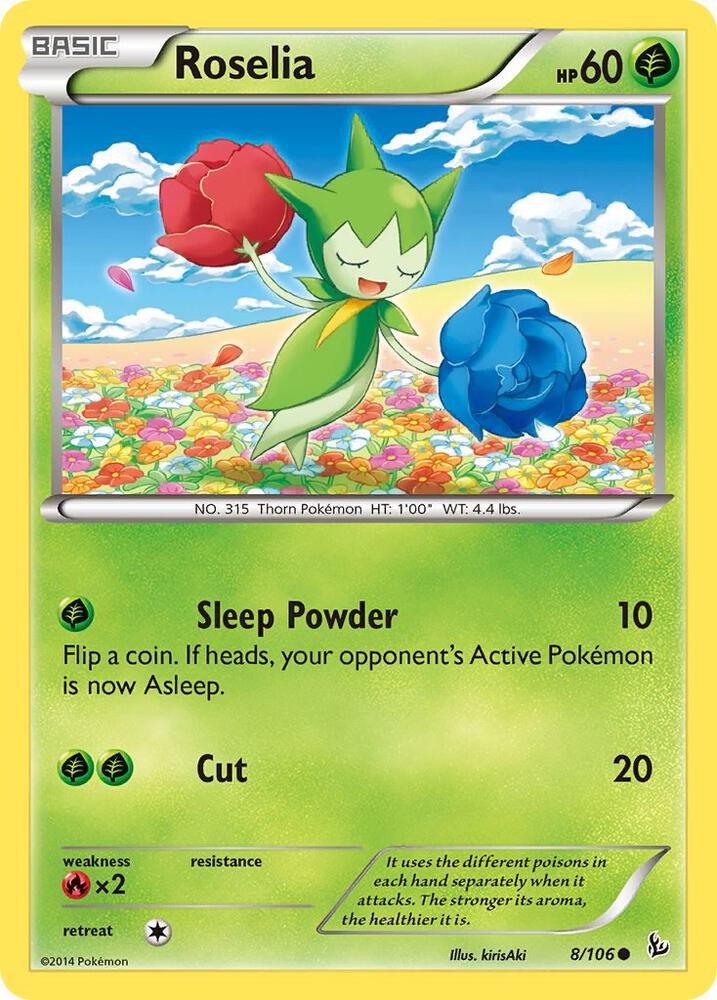 Roselia 8/106 (XY - Flashfire)  | Good Games Adelaide SA
