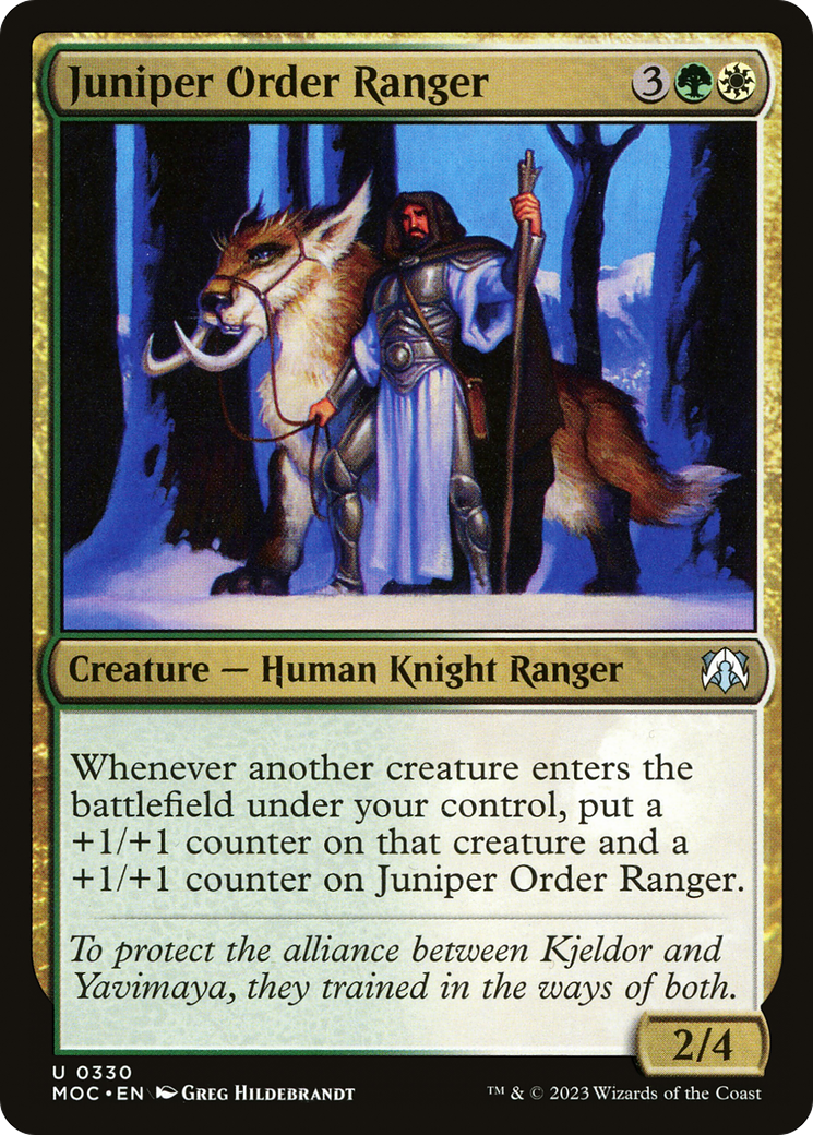 Juniper Order Ranger [March of the Machine Commander] | Good Games Adelaide SA
