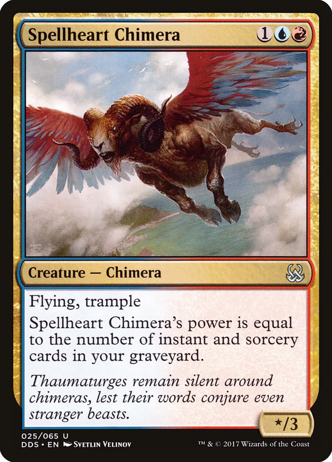 Spellheart Chimera 25 (Duel Decks: Mind vs. Might)  | Good Games Adelaide SA