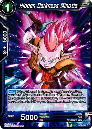 Hidden Darkness Minotia [BT4-041] | Good Games Adelaide SA