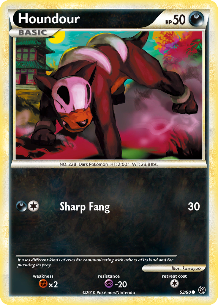 Houndour (53/90) [HeartGold & SoulSilver: Undaunted] | Good Games Adelaide SA